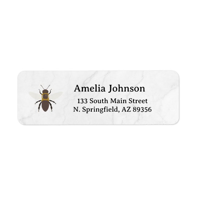 Étiquette Honey Business  Return Address Label (Devant)