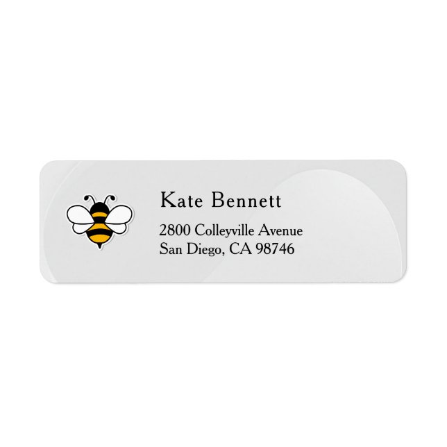 Étiquette Honey Business  Return Address Label (Devant)