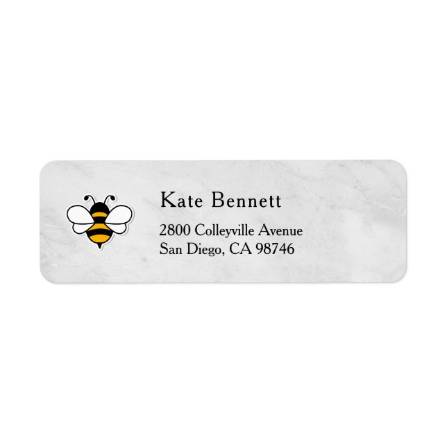 Étiquette Honey Business  Return Address Label (Devant)