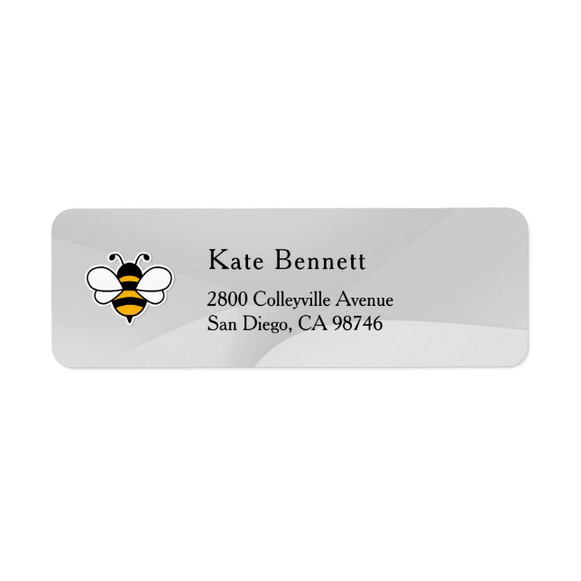 Étiquette Honey Business  Return Address Label (Devant)
