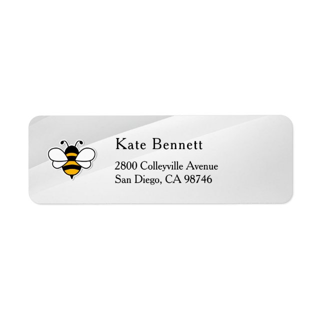 Étiquette Honey Business  Return Address Label (Devant)