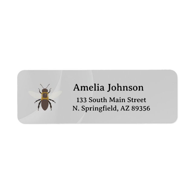 Étiquette Honey Business  Return Address Label (Devant)