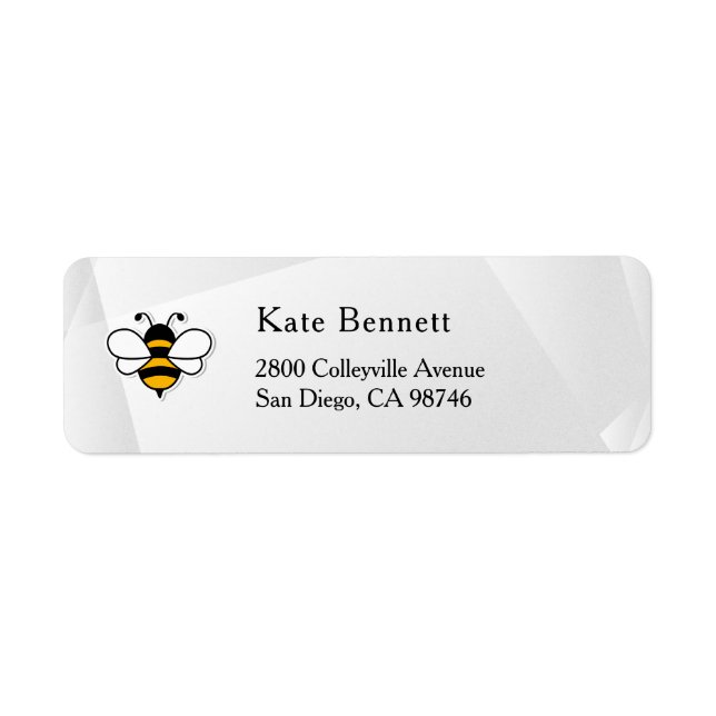 Étiquette Honey Business  Return Address Label (Devant)