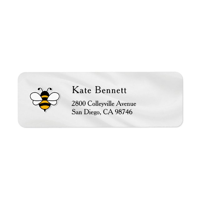 Étiquette Honey Business  Return Address Label (Devant)