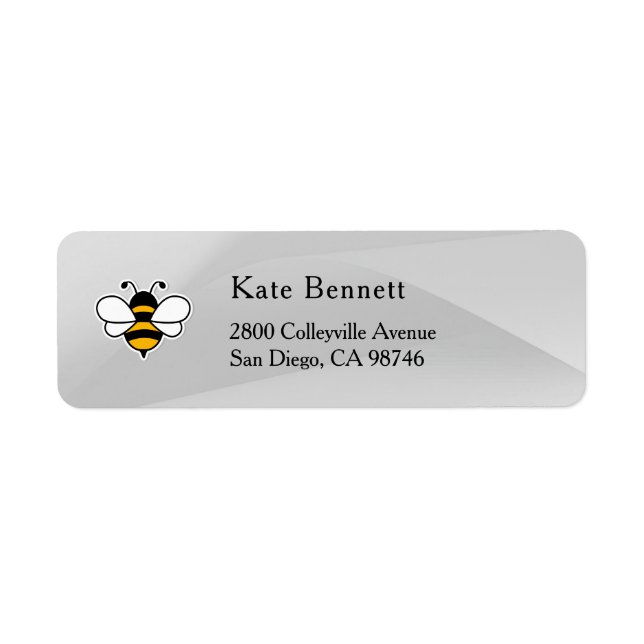 Étiquette Honey Business  Return Address Label (Devant)