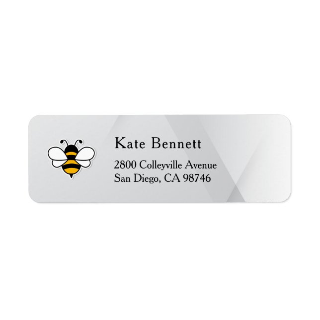 Étiquette Honey Business  Return Address Label (Devant)