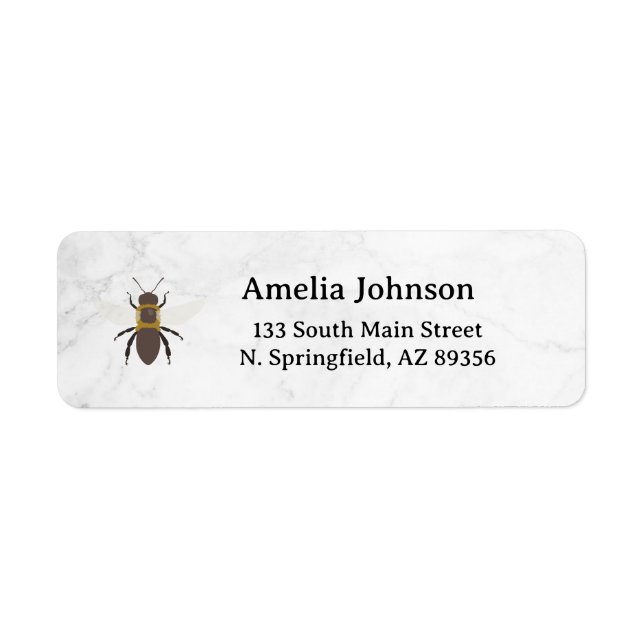 Étiquette Honey Business  Return Address Label (Devant)