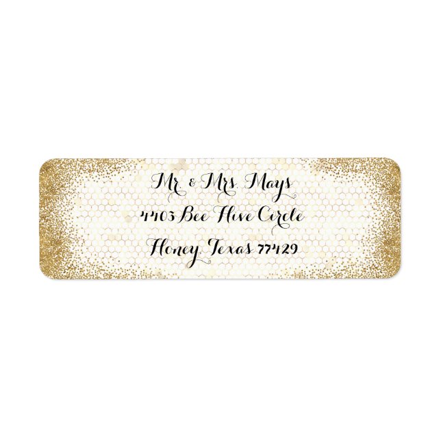 Étiquette Honeypeb Gold (Devant)