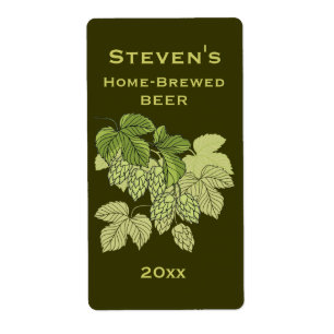 Étiquette Hops Home-Brew