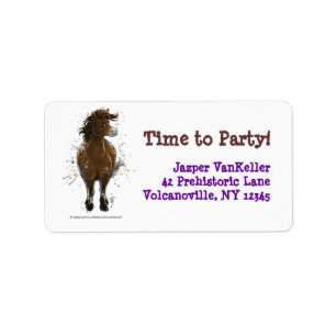 Étiquette Horaire de la fête Appaloosa Horse