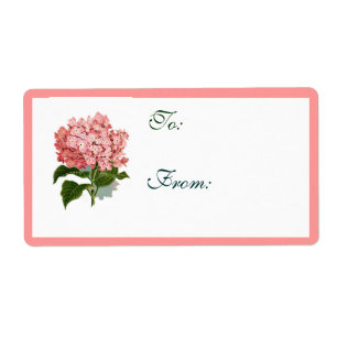 Étiquette Hortensia