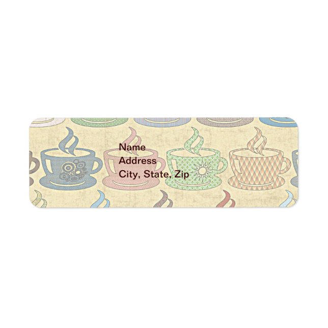 ÉTIQUETTE HOT COFFEE (Devant)