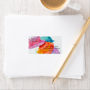 ÉTIQUETTE HOTTY HATS ADDRESS