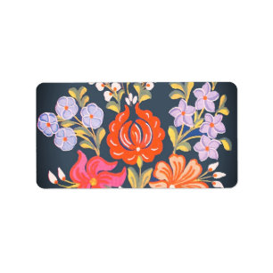 Étiquette hungarian flowers -vibrant colors