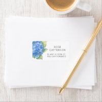 Hydrangea Blue Flowers Adresse du Baby shower