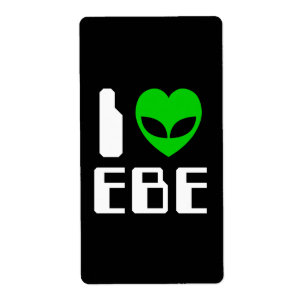 Étiquette I Alien Heart EBE