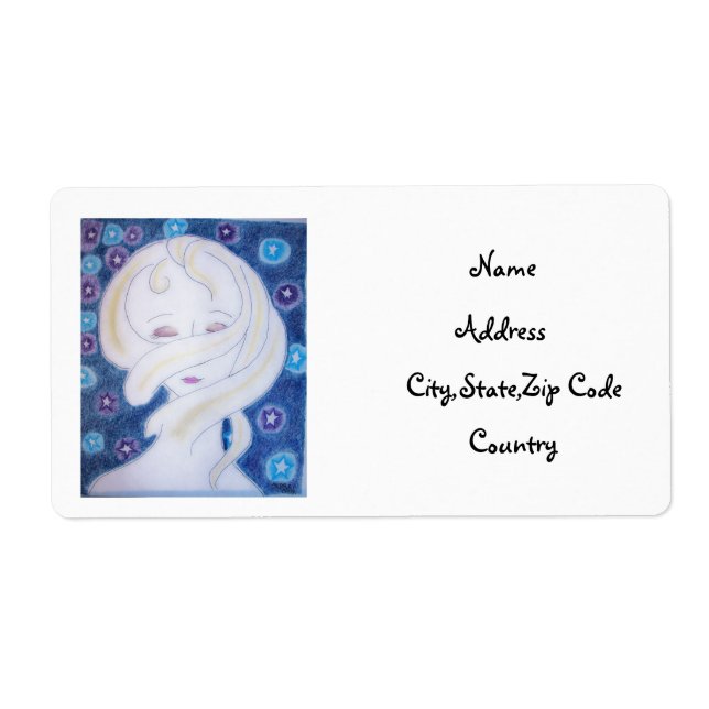 Étiquette I feel my Universe-address label (Devant)