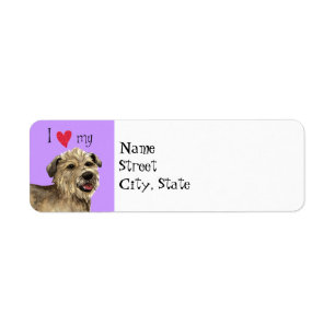 Étiquette I Love my Glen of Imaal Terrier
