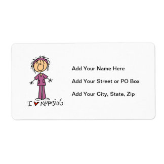 Étiquette I Love Nursing T-shirts and Gifts