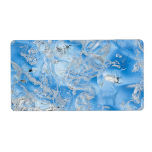 Étiquette Iceberg bleu frais