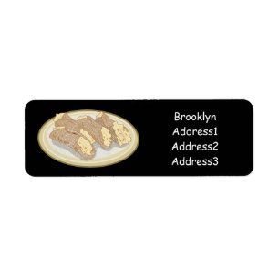 Étiquette Illustration de Cannoli