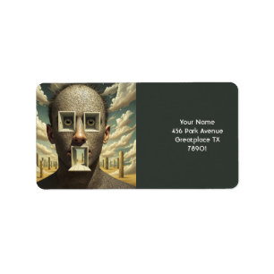 Étiquette Imaginaire mignon Wombat Kangaroo Koala