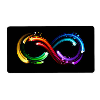 Étiquette Infinity symbol of rainbow comets