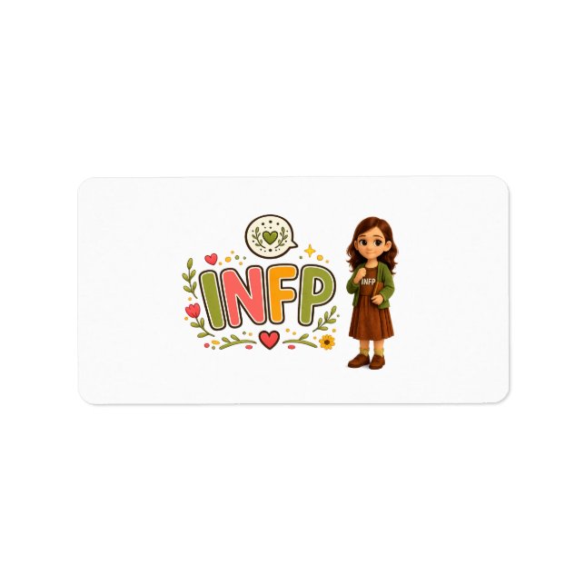Étiquette INFP — A Sonhadora Criativa (Devant)