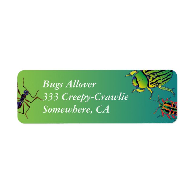 Étiquette 'Insectes' (Devant)
