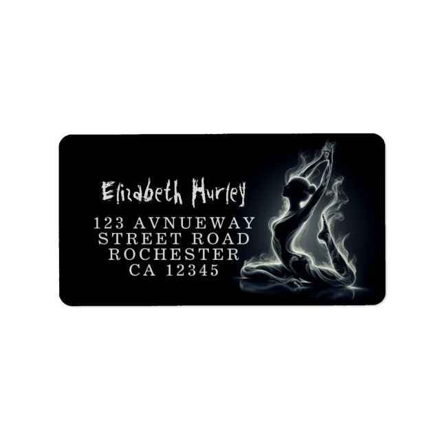 Étiquette Instructeur de Yoga Reiki Pose King Pigeon à une j (Devant)