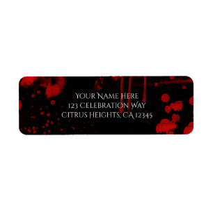 Étiquette Invitation à une soirée costumée Halloween avec éc