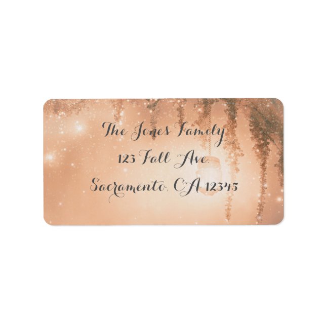 Étiquette Invitation de Fête de Fiançailles de Rêve Rose dan (Devant)