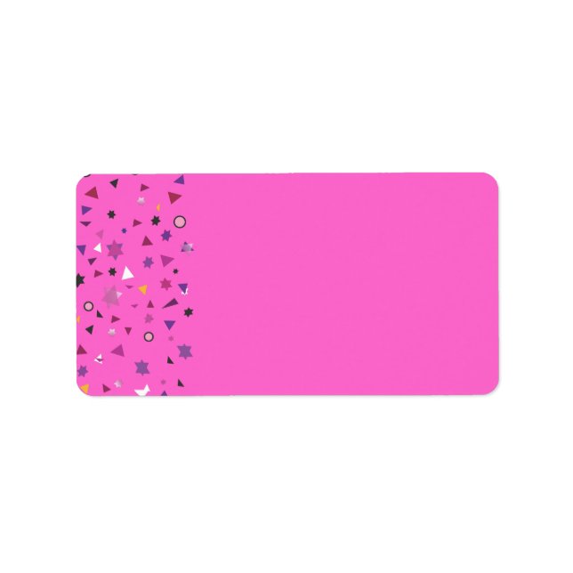 Étiquette Invitation du Bat mitzvah Abstact Tree of Life (Devant)