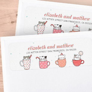 Étiquette Invitation Fun Kitty Cat Party