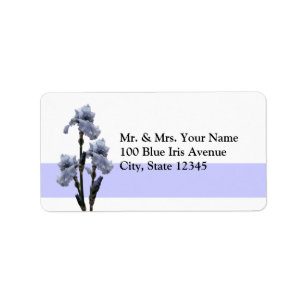 Étiquette Iris de bleu
