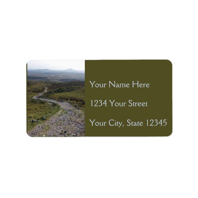Étiquette Irish Trail Return Address Labels (Devant)