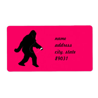 Étiquette iSquatch  Parti pour Squatchin'