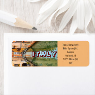 Étiquette Italie Rome Canaux de Venise Bâtiments pittoresque