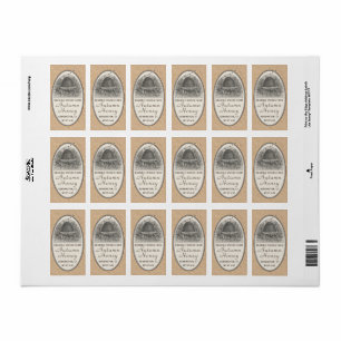 Étiquette Ivory Honey Adresse ou taille de livraison Étiquet