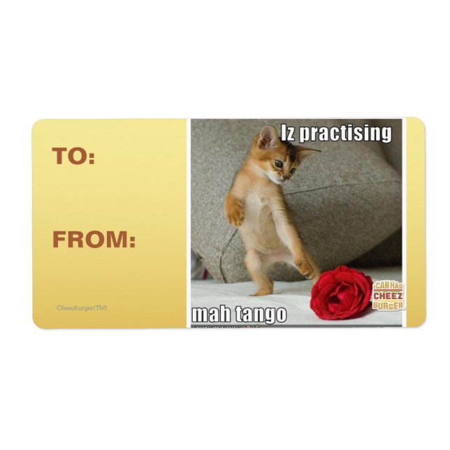 Étiquette Iz pratique mah tango (Devant)