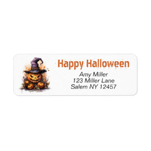 Étiquette Jack-O-Lantern déplaisant