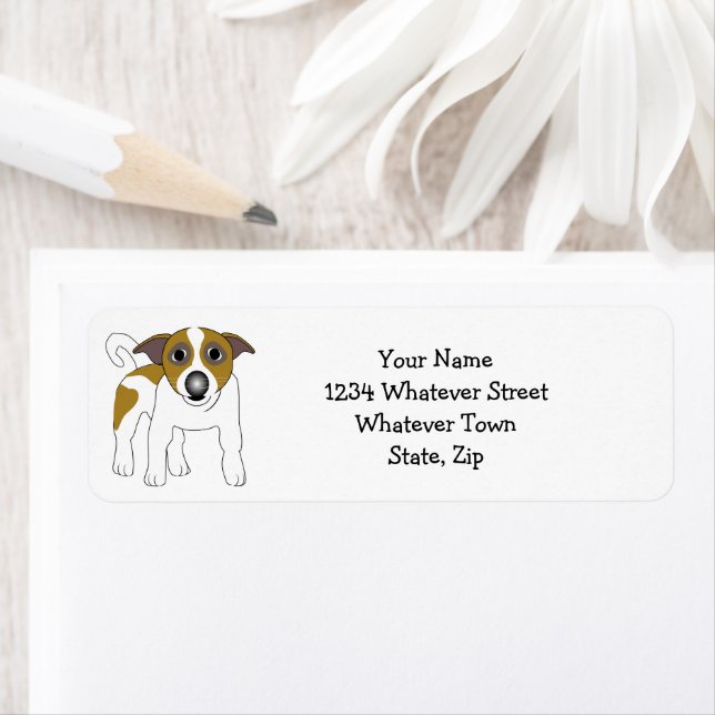 Étiquette Jack Russell Terrier (En situation)