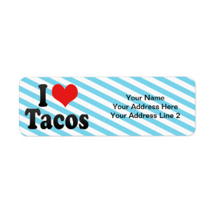 Étiquette J'aime des tacos