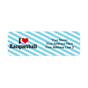 Étiquette J'aime le racquetball