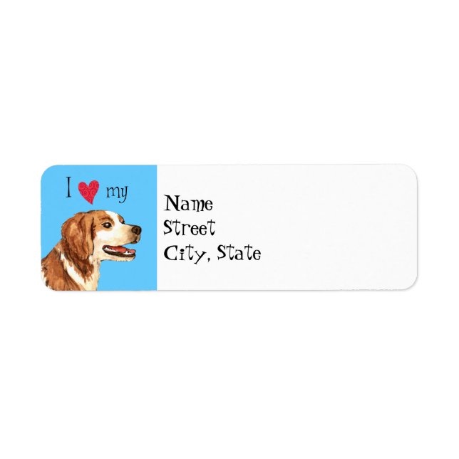 Étiquette J'aime ma Bretagne (Devant)