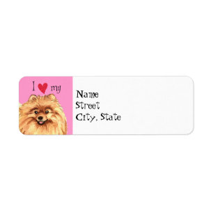 Étiquette J'aime mon Pomeranian