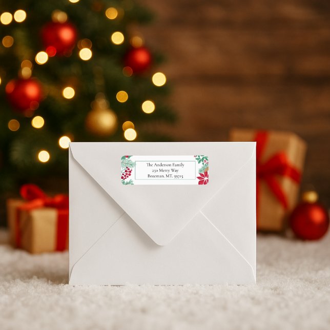Étiquette Jardin de Noël | (Créateur téléchargé)