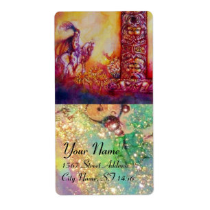 ÉTIQUETTE JARDIN DES OMBRES PERDUES / CHEVALIER ET CHEVAL