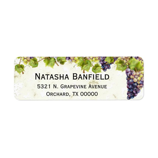 Étiquette Jardin viticole méditerranéen (Devant)