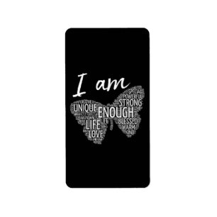 Étiquette Je suis une loi unique forte de l'attraction Posit